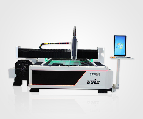 Máquina de corte de dupla utilização do laser do CNC para o aço carbono do alumínio da folha de metal